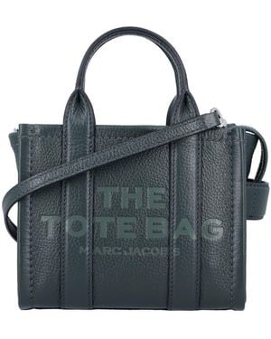 Marc Jacobs The Mini Tote Leather Bag - Blue