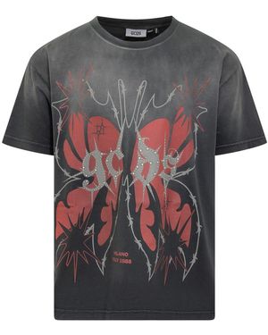 Gcds Oversize T-Shirt - Black