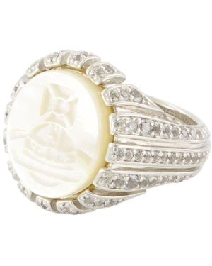 Vivienne Westwood Josefa Ring - Metallic