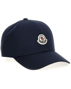 Moncler Logo Baseball Cap - Blue