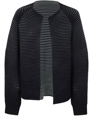 Issey Miyake Circle Knit Cardigan - Black