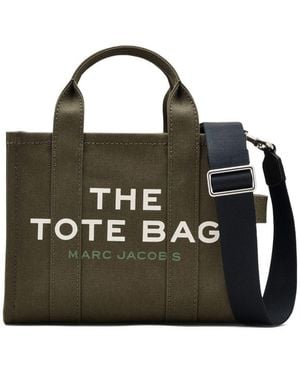 Marc Jacobs Black 'the Small Canvas' Tote Bag In Cotton