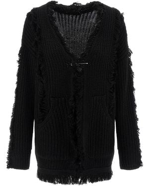 R13 'Fringe' Cardigan - Black