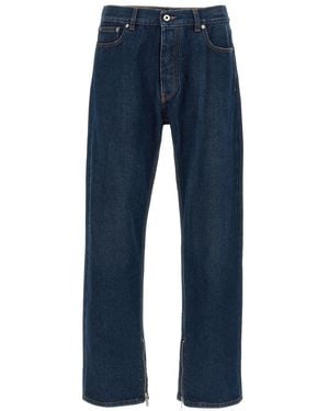 Off-White c/o Virgil Abloh Arr Zip Skate' Jeans - Blue