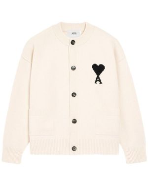 Ami Paris Jumpers - Natural