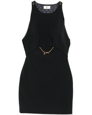 Elisabetta Franchi Midi Dress - Black