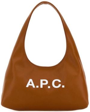 A.P.C. Shoulder Bags - Brown