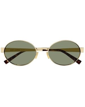 Saint Laurent Sl 692 Linea Sl Logo Sunglasses - Green