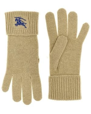 手袋 Burberry Khaki Cashmere Blend Gloves Burberry Gloves for Women | Online Sale up to 80% off | Lyst