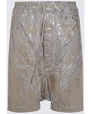 Rick Owens Tone Pods Cotton Shorts - Gray