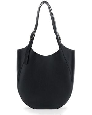 Longchamp 'Le Foulonné' Xl Shoulder Bag With Two Top Handles And Buckle Closure - Black