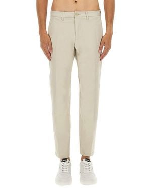 BOSS Slim Fit Trousers - Natural