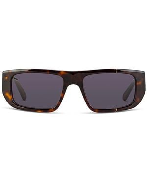 Facehide Brown Broken Vision Glasses