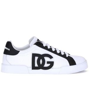 Dolce & Gabbana Portofino Light Low-Top Trainers - White