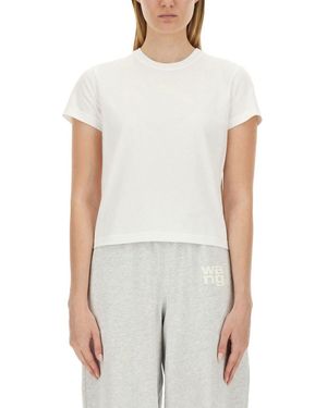 Alexander Wang Essential Shrunk Tshirt - White