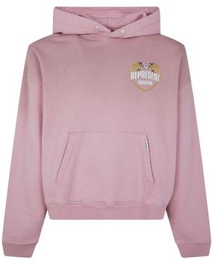 Represent Angel Border" Hoodie - Pink