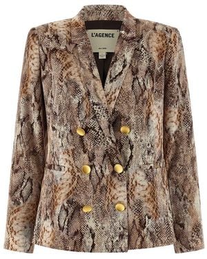 L'Agence 'Colin' Blazer - Brown