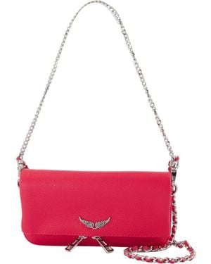Zadig & Voltaire Rock Nano Wallet On Chain - Red