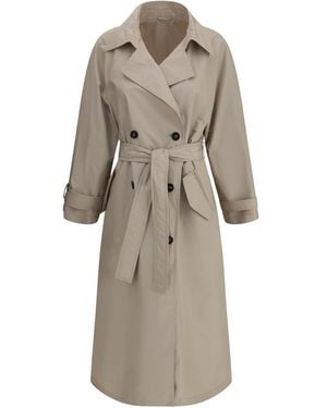 Brunello Cucinelli Coats - Natural