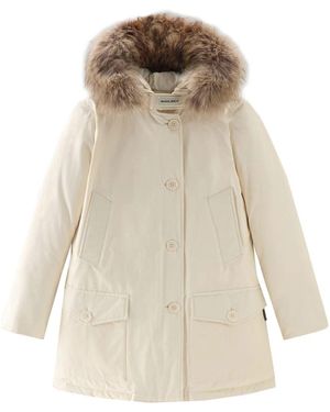 Woolrich Arctic Detachable Fur Parka - Natural