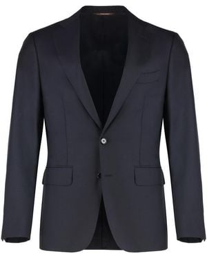 Canali Wool Two-Pieces Suit - Blue