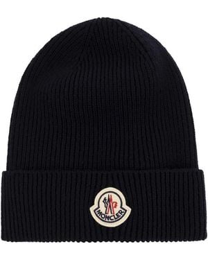 Moncler Woollen Hat - Blue