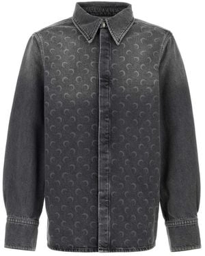 Marine Serre Shirts - Gray