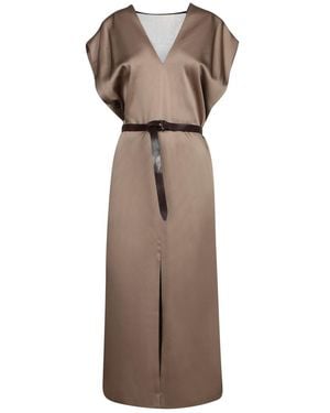 Brunello Cucinelli Dresses - Brown