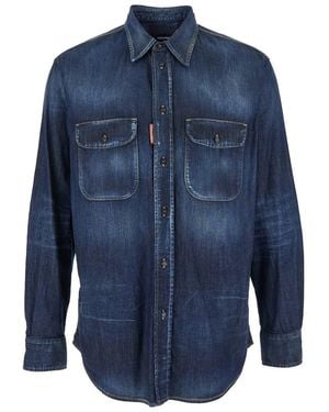DSquared² Canadian Vintage Shirt - Blue