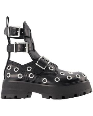 McQueen Ankle Boots - Black