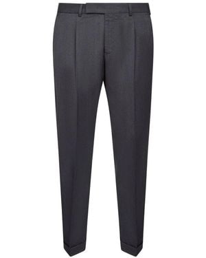 Pantaloni Torino Rebel Wool Tailored Pants Clothing - Blue