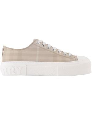 Burberry Trainers Jack Large Check - Natural