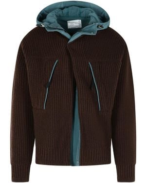 Sacai Wool Blend Jacket - Black