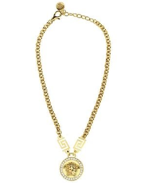 Versace 'Medusa' Necklace - Metallic