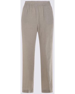 Eleventy Linen Pants - Grey