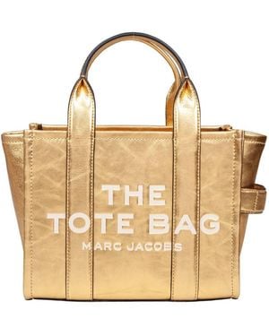 Marc Jacobs Laminated Leather Handbag - Metallic