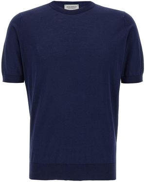 John Smedley 'Kempton' T-Shirt - Blue
