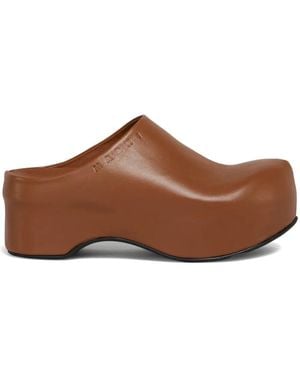 Marni Sabot Shoes - Brown