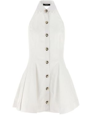 Balmain 'Halterneck' Dress - White