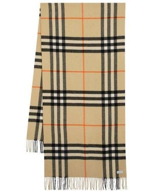 Burberry Giant Check Scarf - Metallic