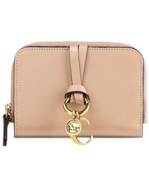 Chloé "Alphabet" Small Wallet Accessories - Natural