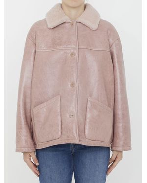 Salvatore Santoro Pink Leather Jacket