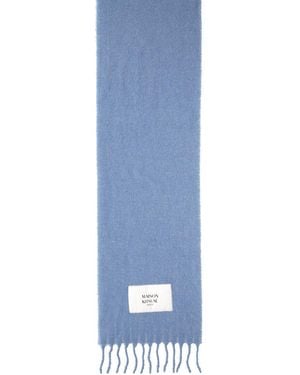 Maison Kitsuné "Alpaca" Scarf - Blue