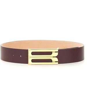 Victoria Beckham Jumbo Frame Belt - Natural