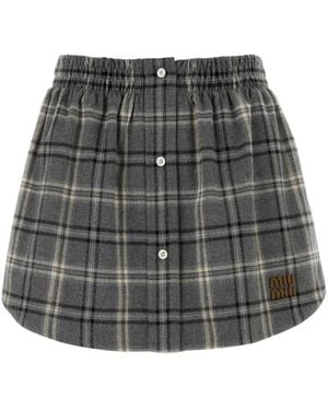 Miu Miu Skirts - Gray