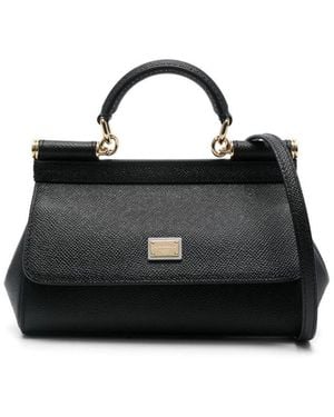 Dolce & Gabbana Sicily Small Handbag - Black