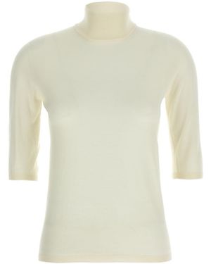 Max Mara 'Cecina' Turtleneck Jumper - White