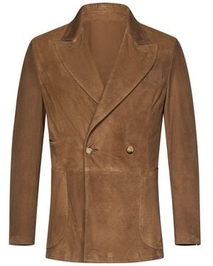 Franzese Collection Franzese Napoli Stefano De Martino Model Blazer - Brown