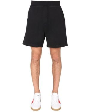 DSquared² Bermuda With Icon Print - Black