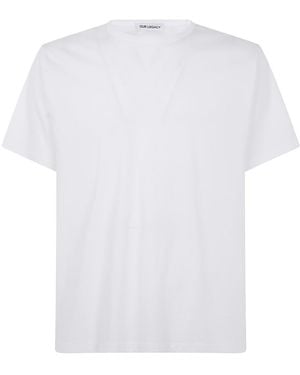 Our Legacy New Box" Jersey T-Shirt - White